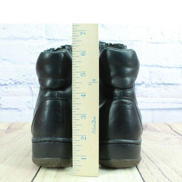 Blondo Black Leather Front Zip Casual Winter Ankle Boots Size 6.5 M - Picture 6 of 9